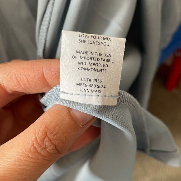 SMYM Jenn Maxi Dress Steel Blue - Picture 6 of 7